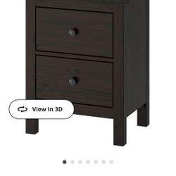 HEMNES
2-drawer chest, black-brown, 21 1/4x26 "
$149.99 Retail