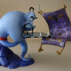 WDCC - Vintage Disney Aladdin Genie "I'm Losing To A Rug" Figurine