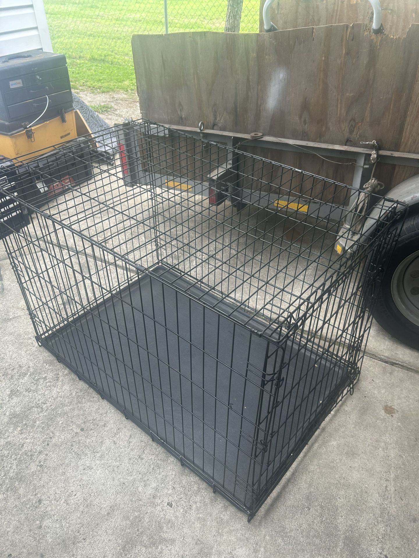large dog cage Jaula Para Perro Grande 42x27x30 