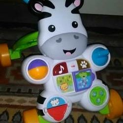 Zebra walker toy! Comes w/ batteries 