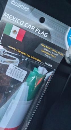 Mexico 🇲🇽 Car Flags ! 2 pack