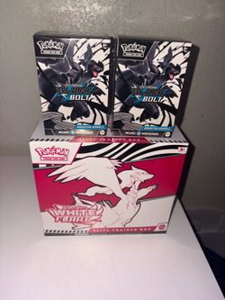 White flare ETB and black bolt bundle both sealed