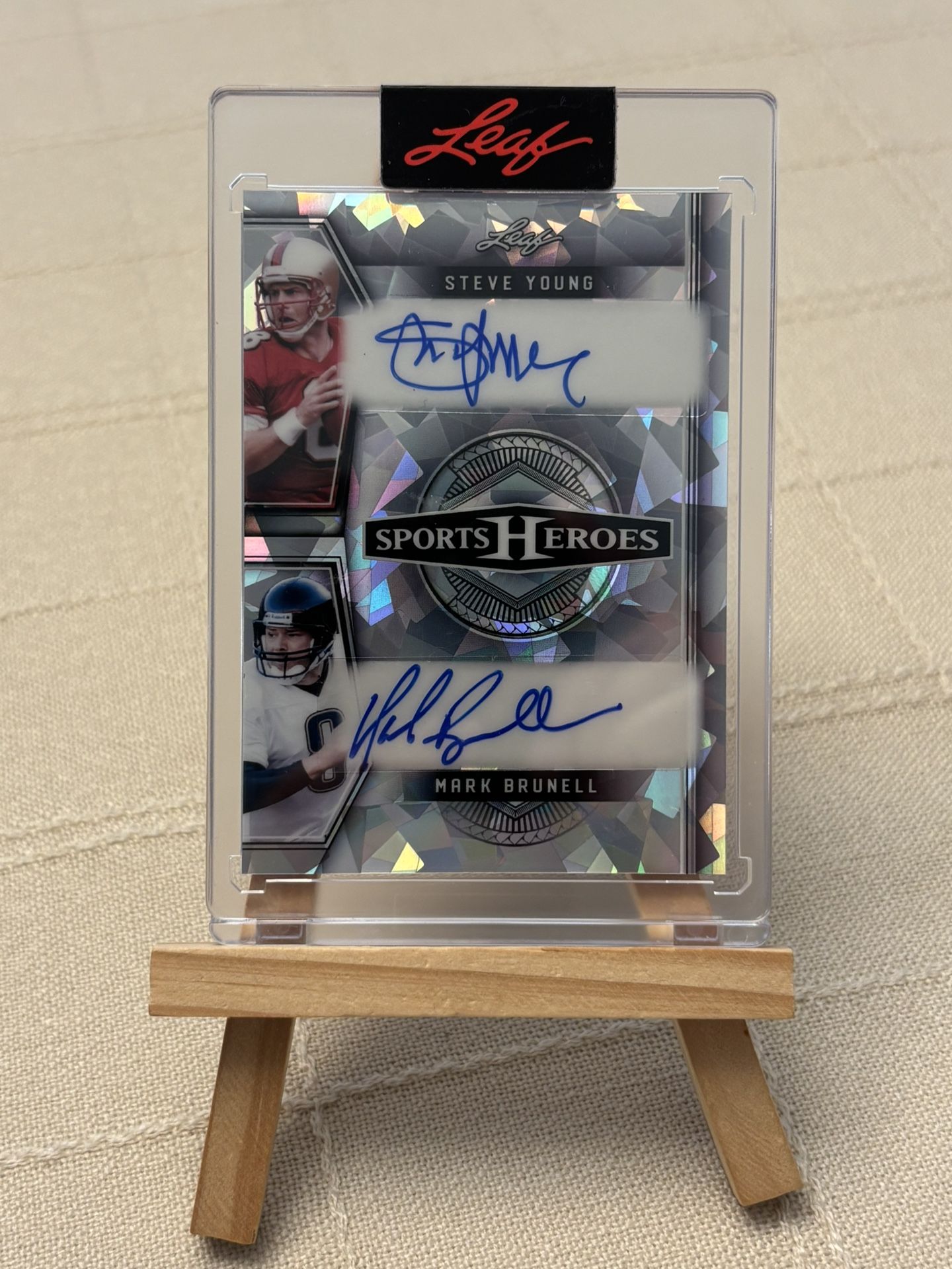 Leaf Dual Auto Steve Young Mark Brunell /10 NINERS 49ers