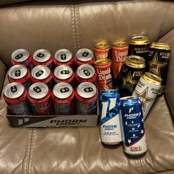 Energy drinks 21 in total