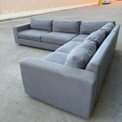 West Elm Down And Feather Sectional Couch 🛻Delivery Available🛻