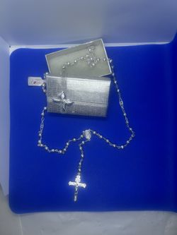 Rosario De Plata 925 