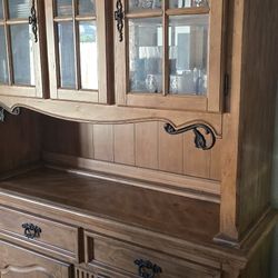 China Cabinet, Matching Cabinet & Table