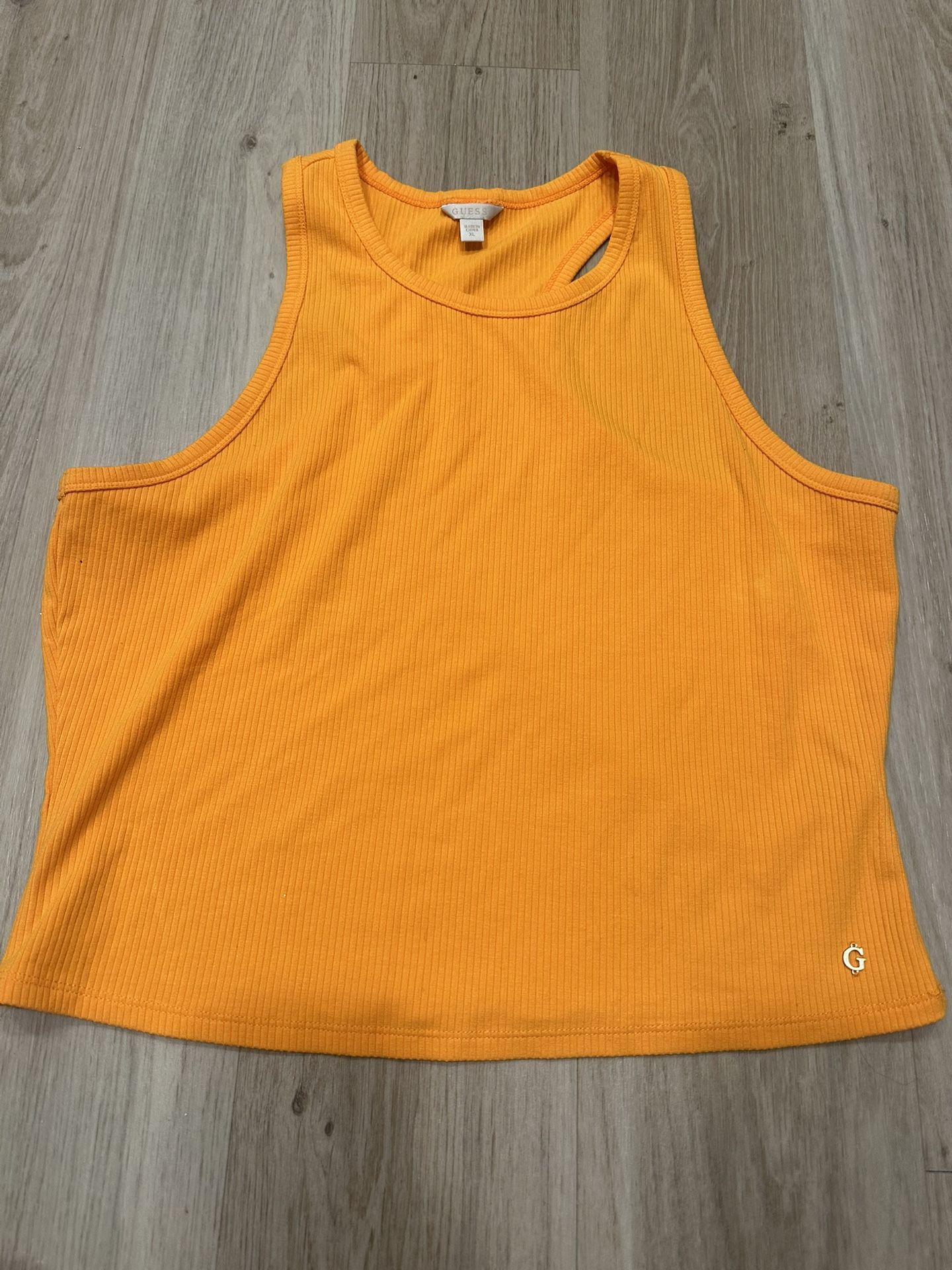 Guess Bright Orange Tank Top