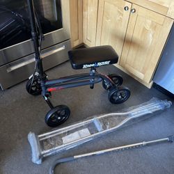 Knee Rover, Crutches 