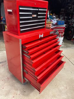 Vintage Snapon and craftsman toolbox