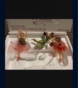 Heirloom Ornaments from Ashton-Drake Vive Le Ballet Set 5