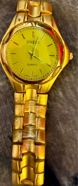 Jinesi Brass gold style watch