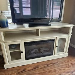TV Stand W/Fireplace