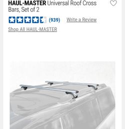 Haul Master Cross Bar Roof Rack