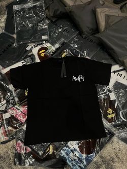 Amiri Black Logo T-Shirt with Tags