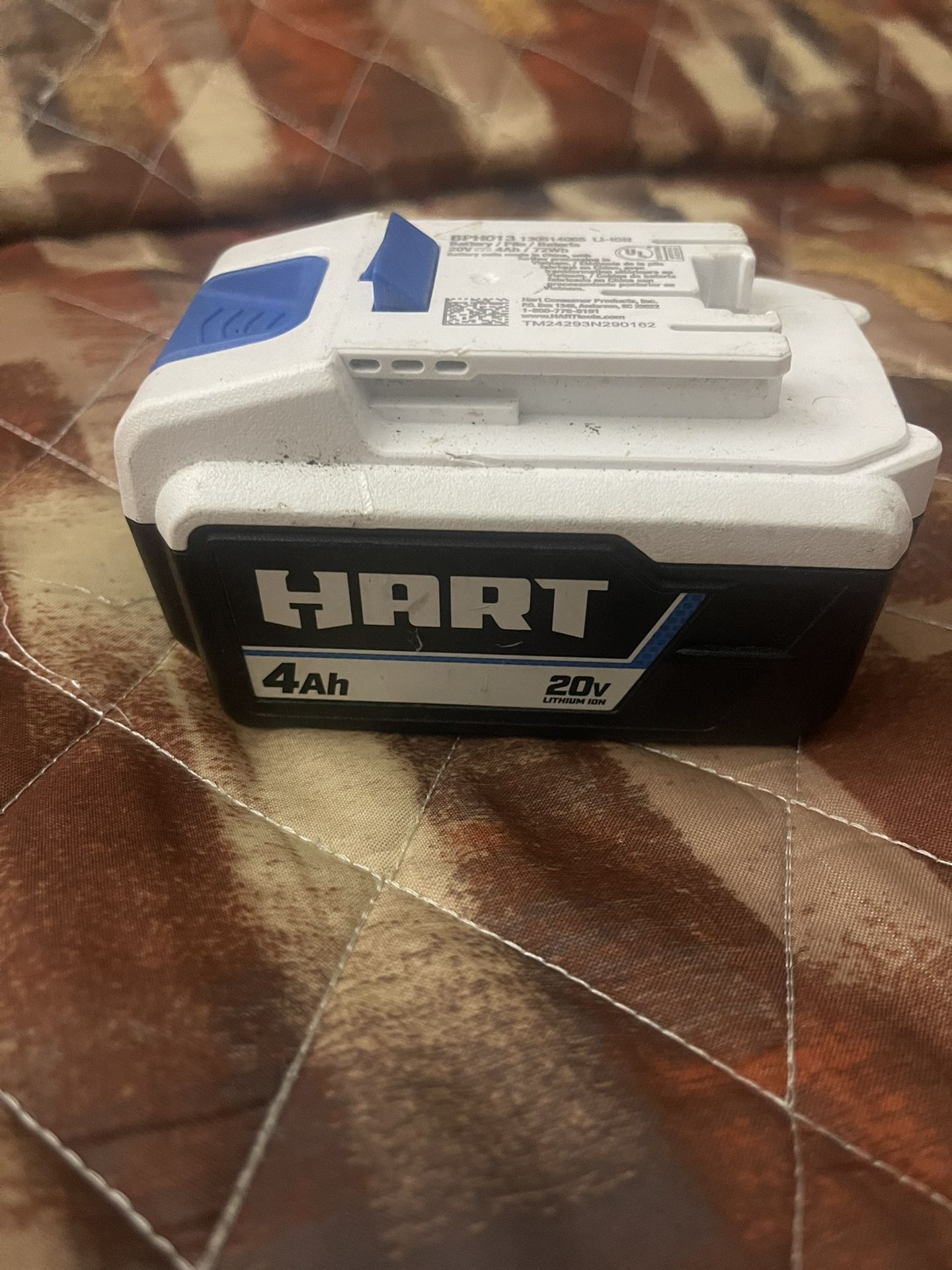 Hart 20v 4ah Battery For Drill
