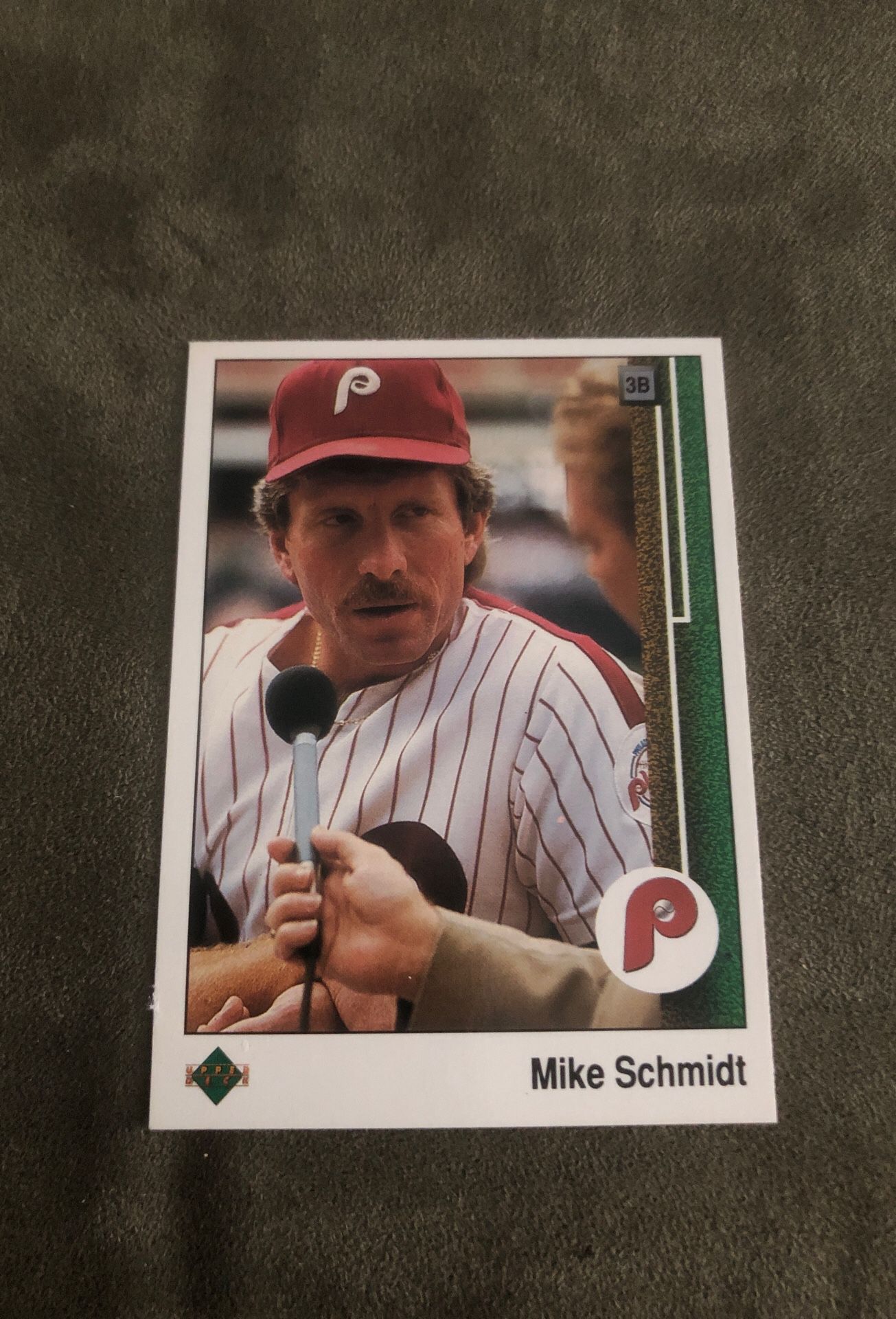 1989 Mike Schmidt Upper deck Baseball Card Philadelphia Phillies