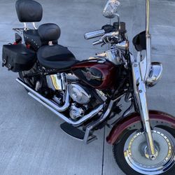2002 Harley Davidson Fatboy, Soft Tail Motorcycle 
