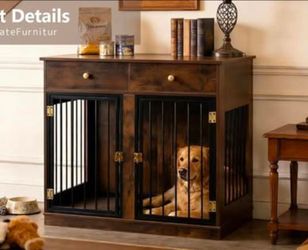 NEW,heavy duty Dog house furniture crate,kennel,cage. End Table Style. From medium to large pets