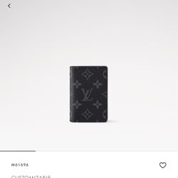Louis Vuitton Pocket Organizer Gray Monogram Men