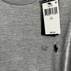 Polo, Ralph, Lauren Performance Men’s Shirt (L) Grey