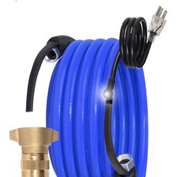 Heated Water Hose for RV, 30 ft Drinking Fersh Water Hose with -40°F 30FT Blue