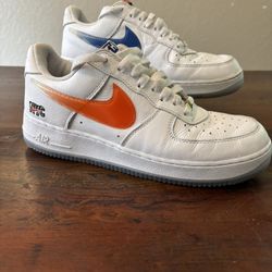 Nike Air Force 1 Low x Kith White Knicks Home Size 9.5 (CZ7928-100) Men’s Shoes