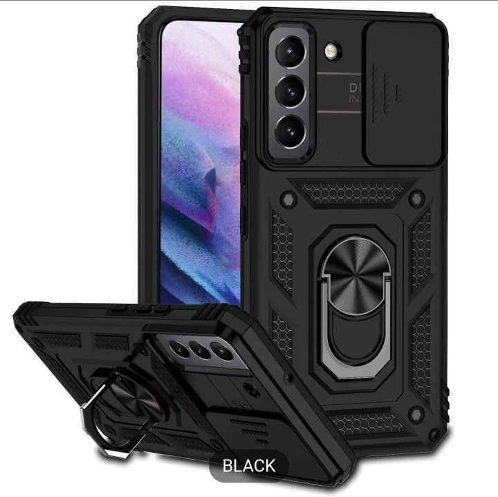 Sergeant Phone Case With Lens Can And Ring Holder For Samsung Galaxy S22 /S22 PLUS/S22 ULTRA
