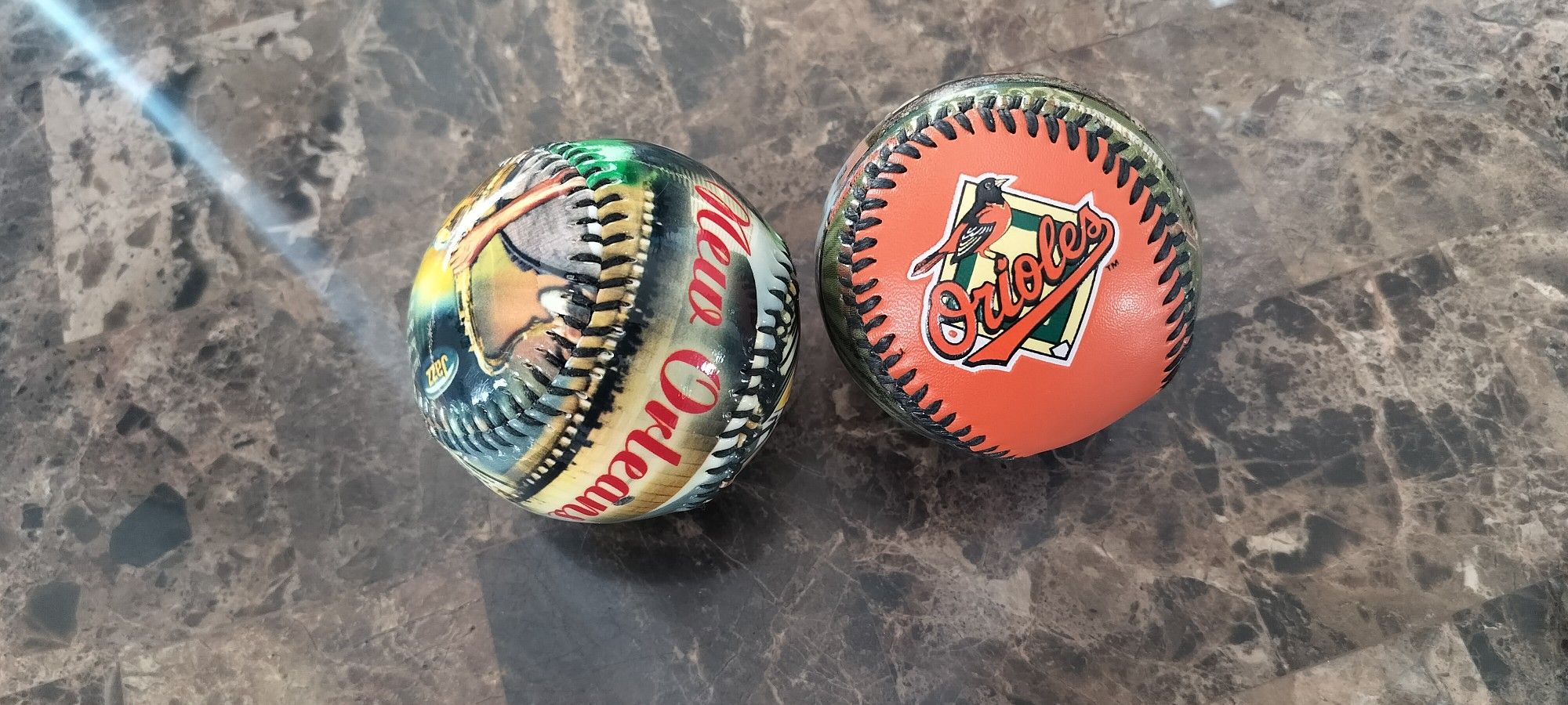 New Orleans And Orioles Baseballs
