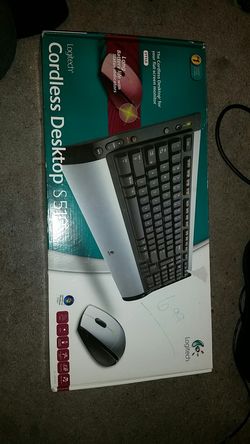 Logitech cordless desktop s510 mouse and keyboard