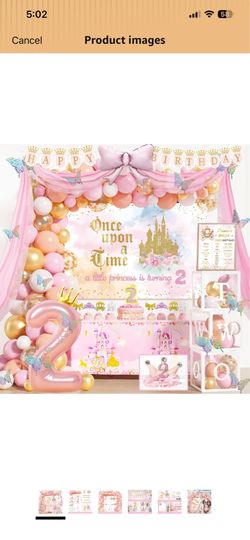 Birthday Decorations Princess toddler