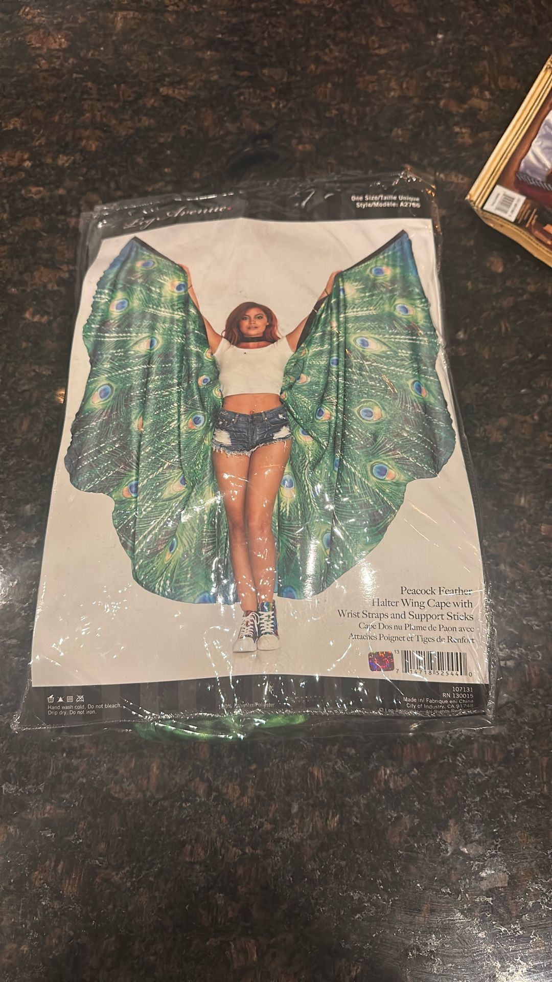 Peacock Feather Wing Cape