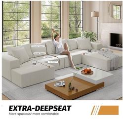 Beige Sectional Couch
