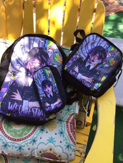 Kid’s Wednesday Adams Backpack Set