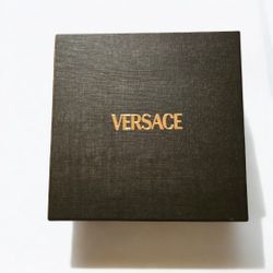 Versace 6.5" x 6.5" Empty Black GIFT Box Logo 