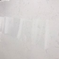 Carrara White Quartz Slab 127” x 64”