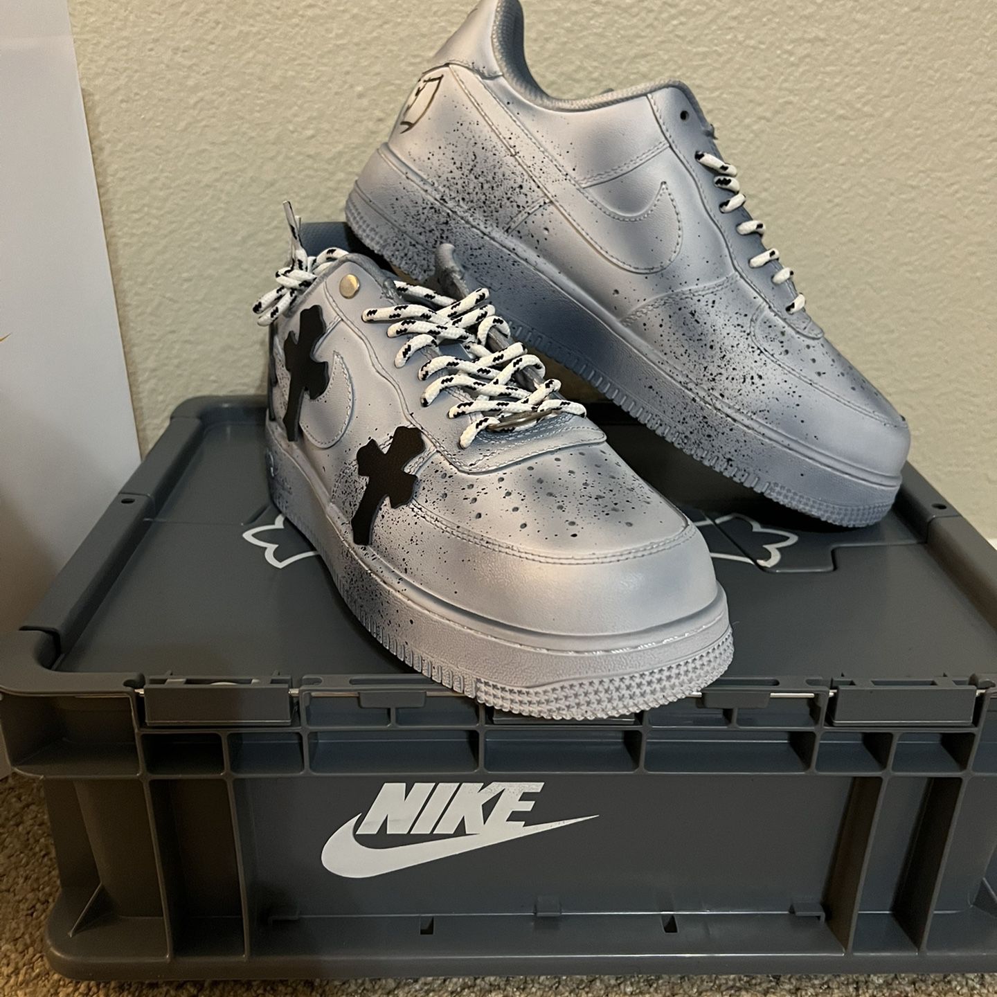 Chrome Heart Custom Air Force 1 LV (Size 10 Men) for Sale in San Diego, CA  - OfferUp