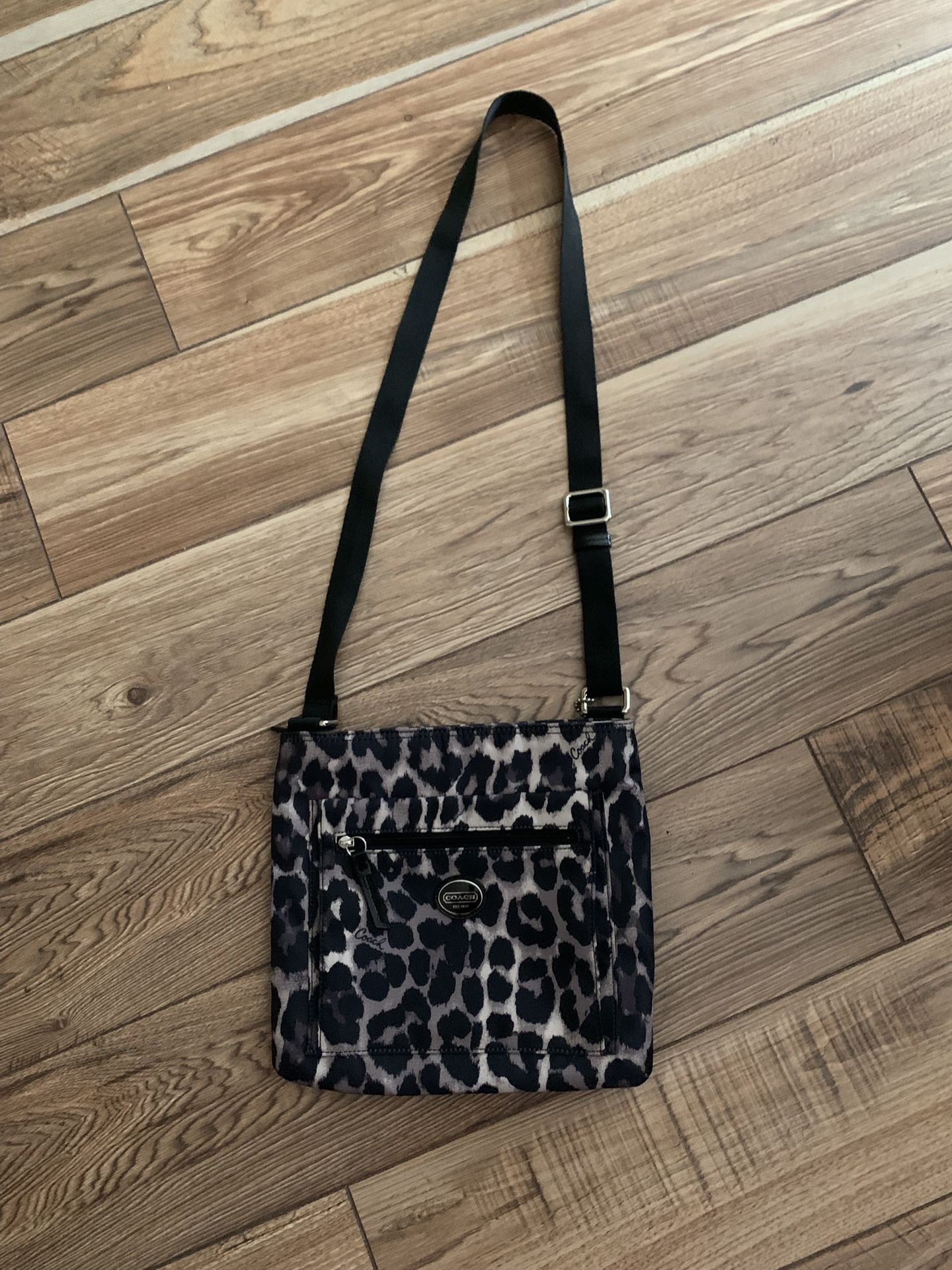 Coach Leopard Print Crossbody Purse
