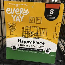 2-Door Dog Crate for Small Dog