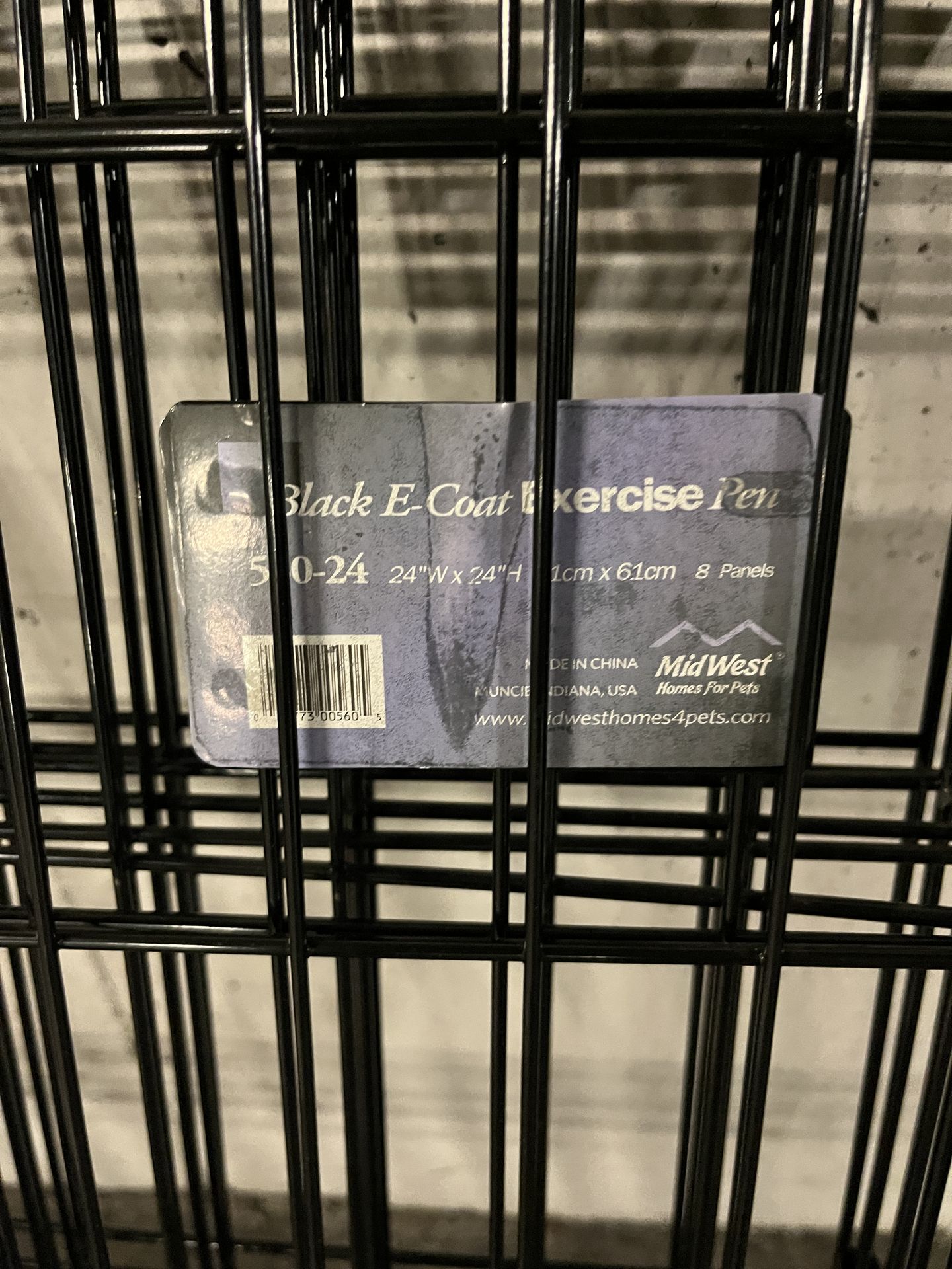 Dog Kennel: brand new (24” wide, 24” high)