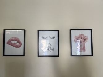 Frames with pictures included
