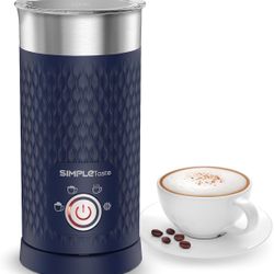 SIMPLETASTE Milk Frother, 4-In-1 Electric Milk Steame
