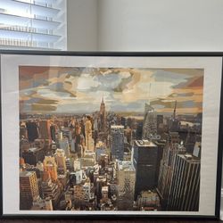 New York Skyline Painting 