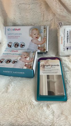 Safety baby Latches , finger guards, electric Oulet covers