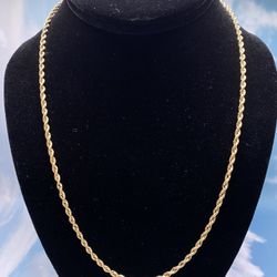 14K Rope chain 