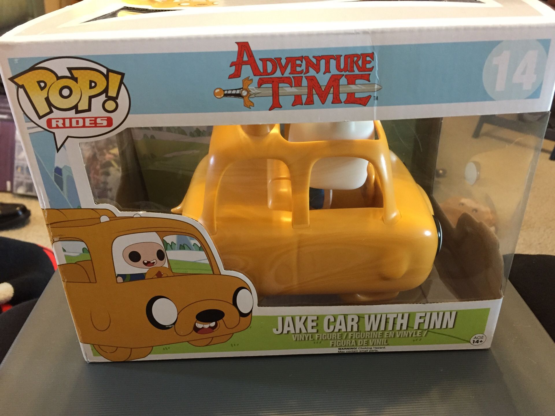 FUNKO POP RIDES Adventure Time JAKE CAR with Finn # for Sale in