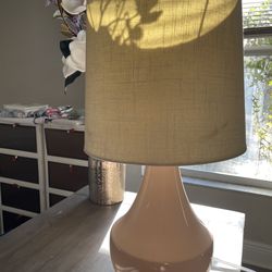 Pink Table Lamp