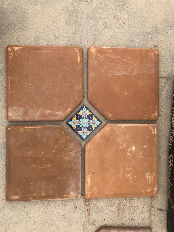 Imported hand painted and Saltillo terra-cotta tiles for ...