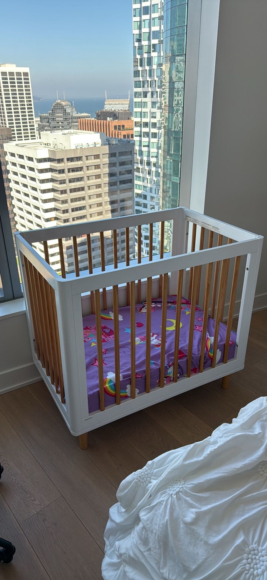 Babyletto Mini Crib With Mattress 