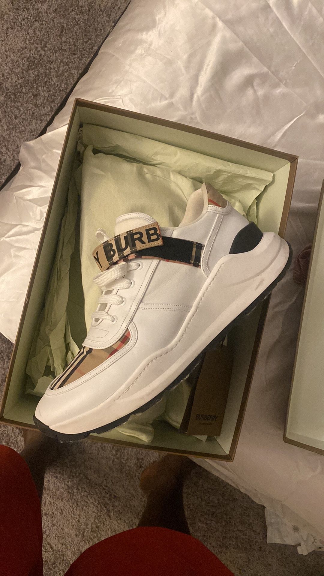 Burberry Sneakers Men Sz 12 Sz45